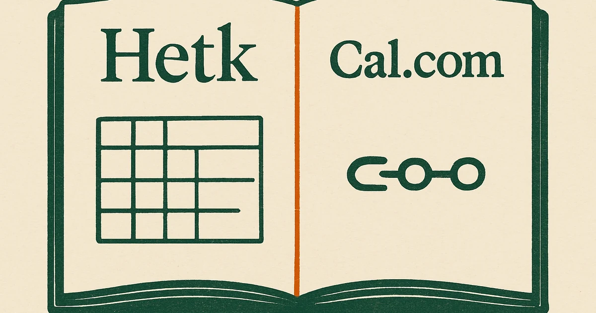 Hetk vs Cal.com comparison